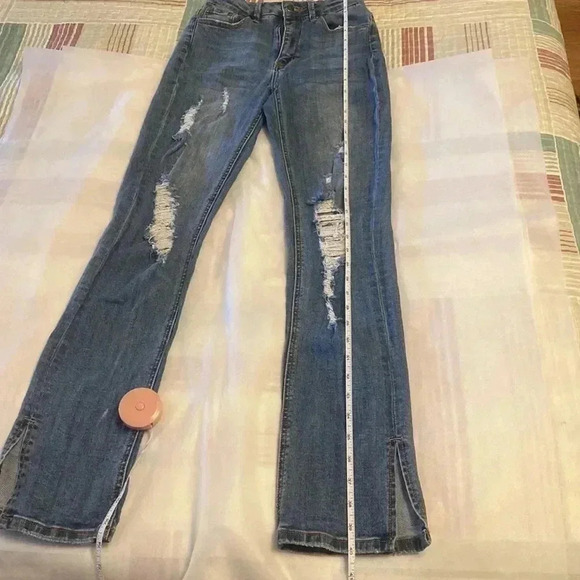 Slim fit denim jeans for young girls (9-14 years old) fashion and stylish! - Picture 5 of 12